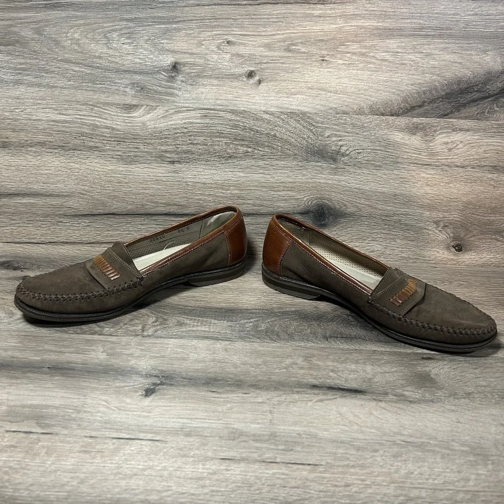 Florsheim Barletta series men sz 7.5 D‎ Suede leather loafers Great Condition